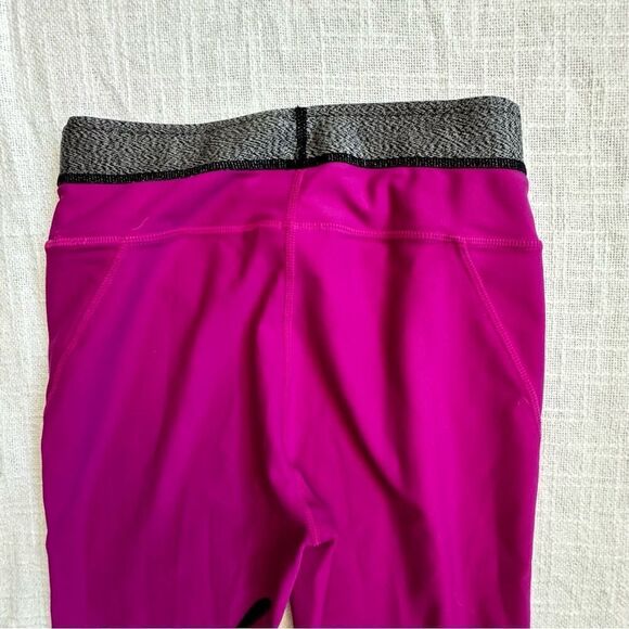 Athleta Workout Pink Legging High Waist Yoga Exercise Walking Cropped Pant SZ XS - Picture 7 of 11